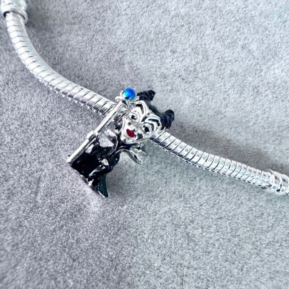 Disney Maleficent Bead Charm Silver fits‎ PANDORA - Picture 5 of 13